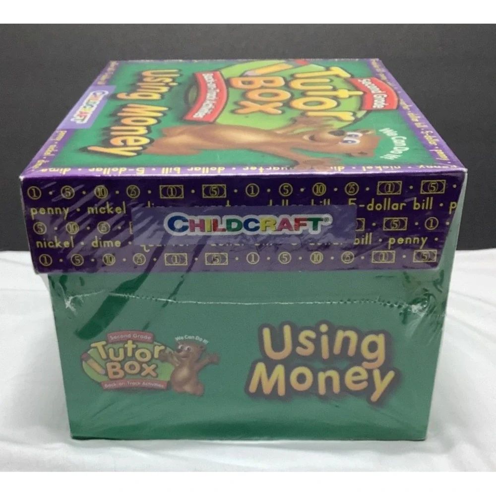 Childcraft Second Grade Tutor Box Using Money 2010 School Specialty NEW SEALED